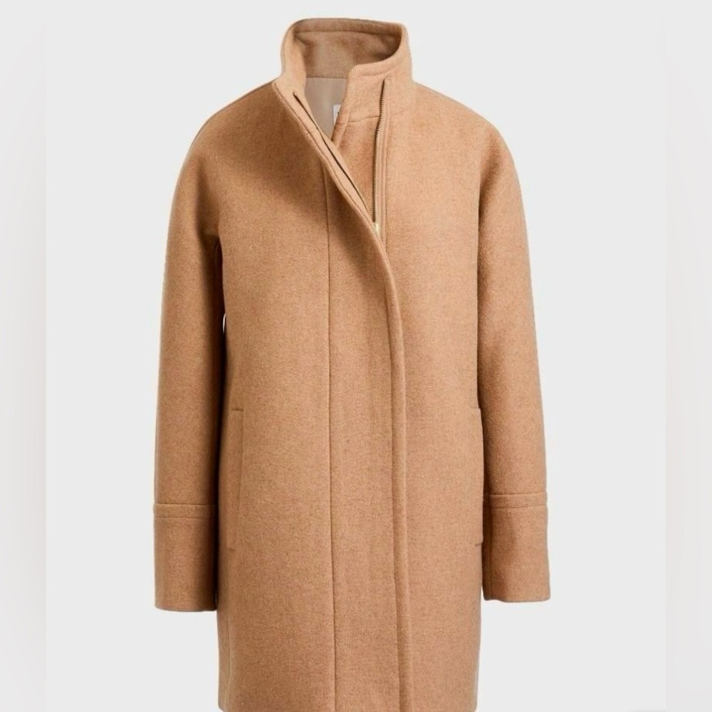 J Crew Factory Camel Pea Coat
